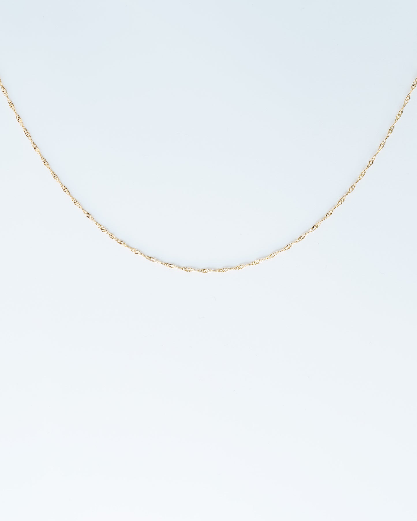 Lost Poem 18K goldplated wave chain
