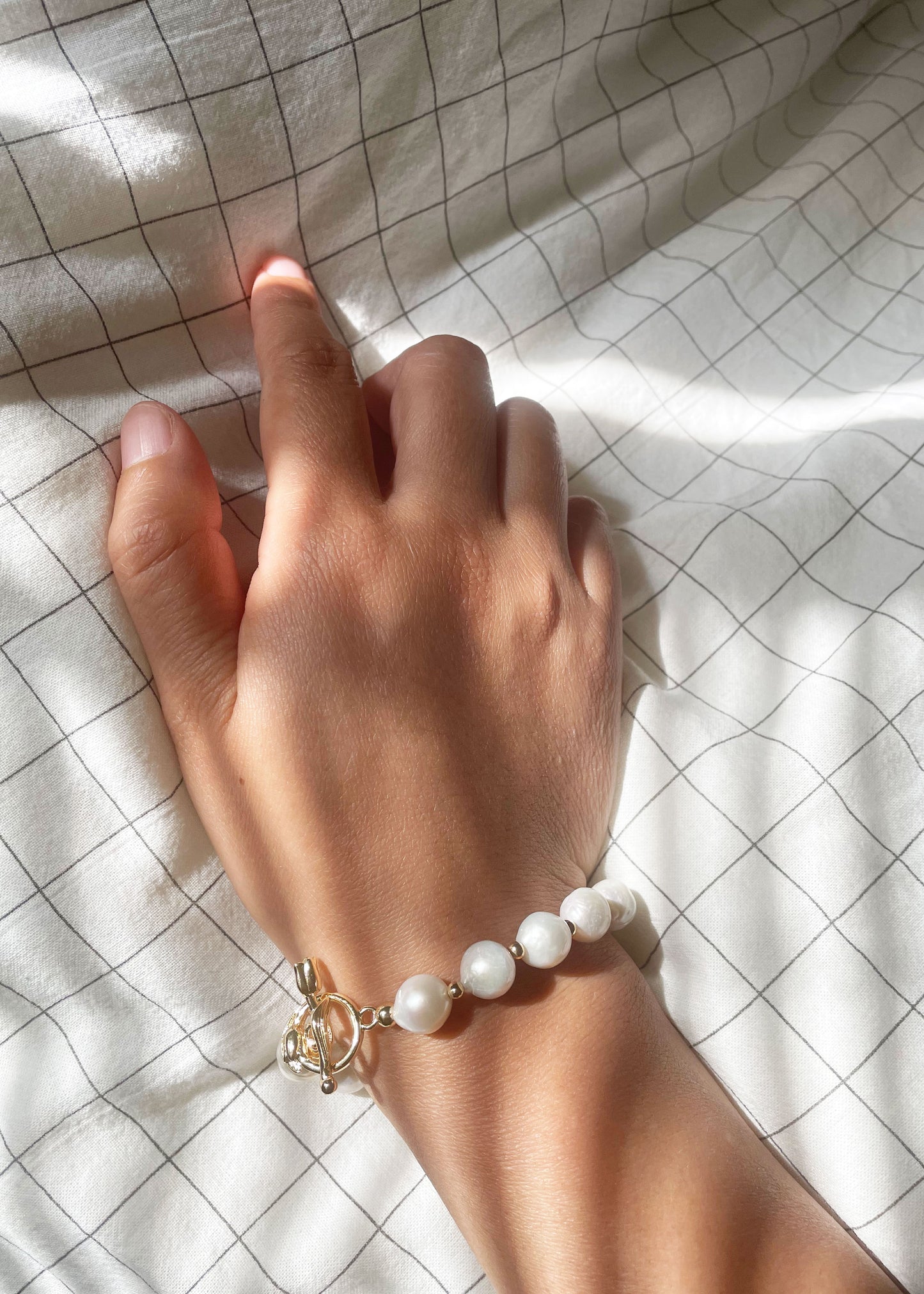 a new chapter 18K guldpläterad armband