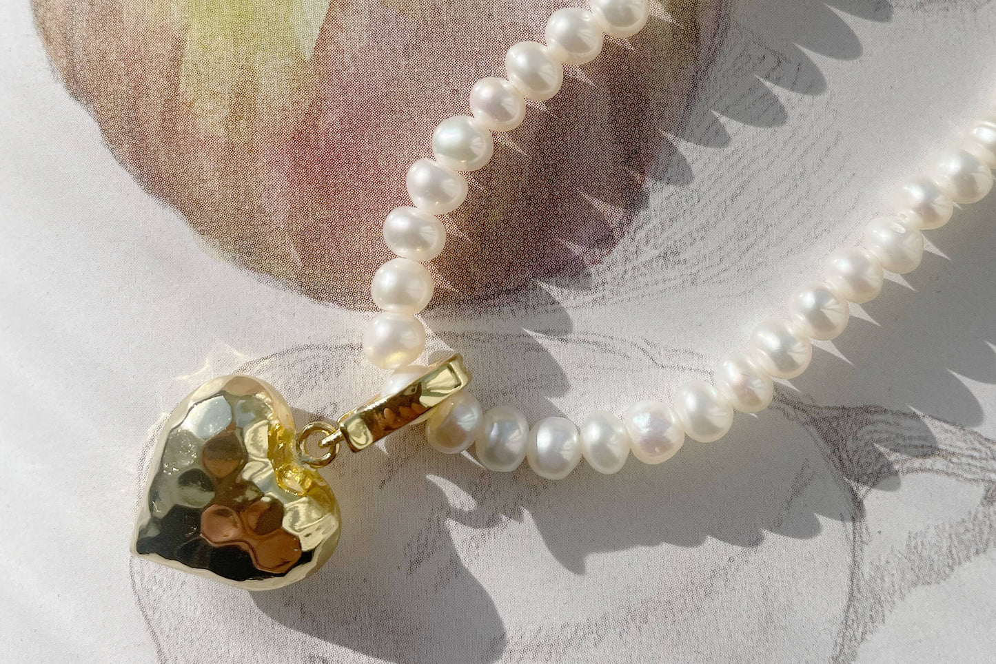 beating for you 18K guldpläterat halsband