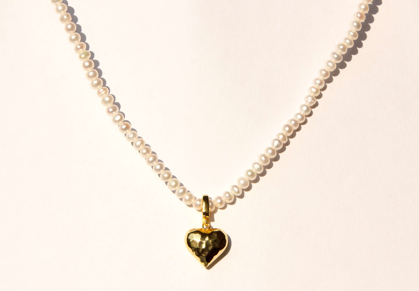 beating for you 18K guldpläterat halsband set