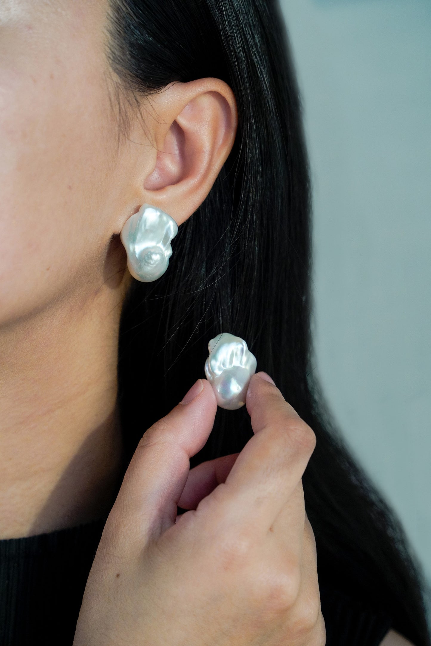 sjöjungfru sterling silver örhängen