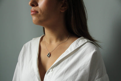 Horizon Silver Necklace Large