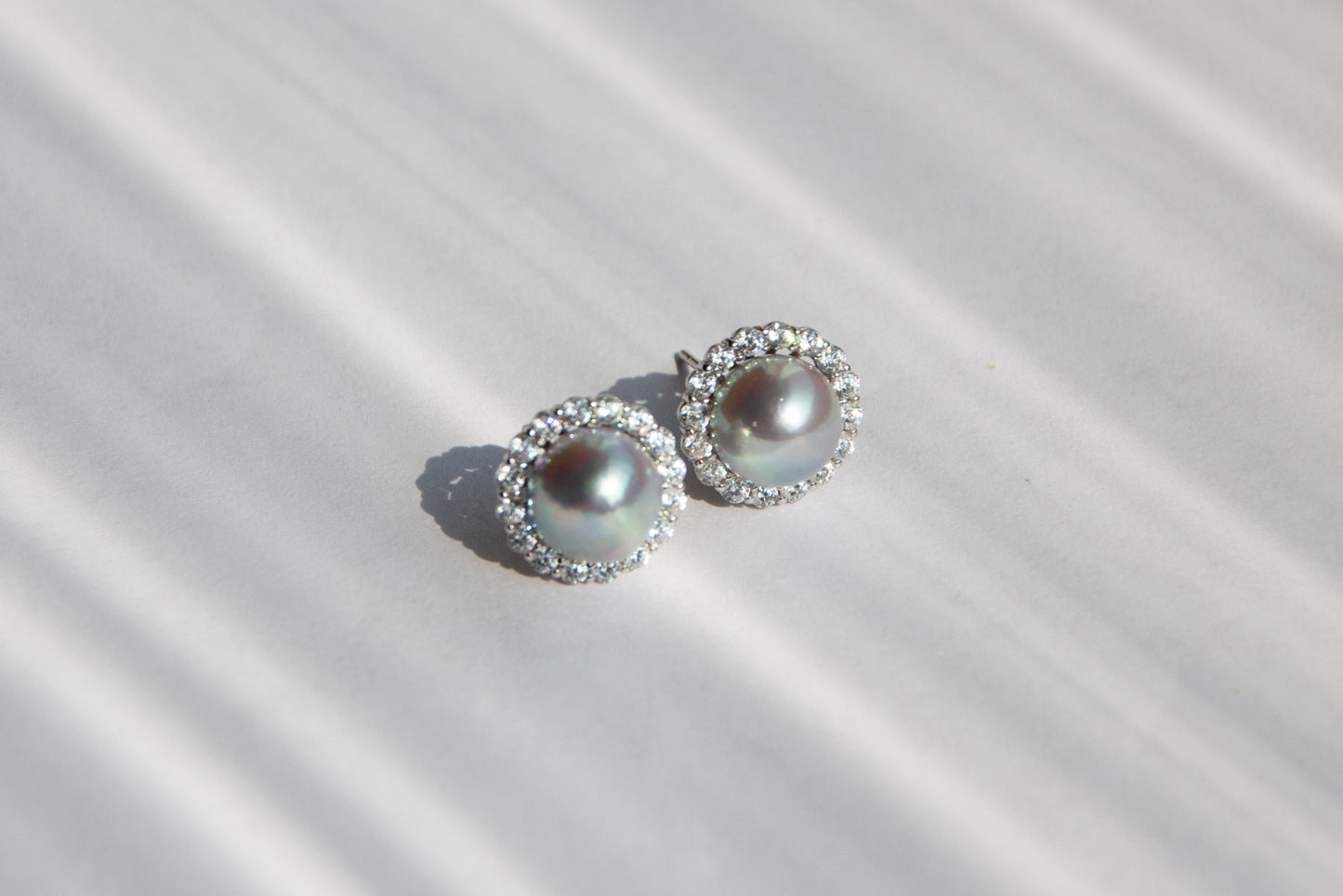 Silver Galaxy + Silver Lining Akoya Pearls Set