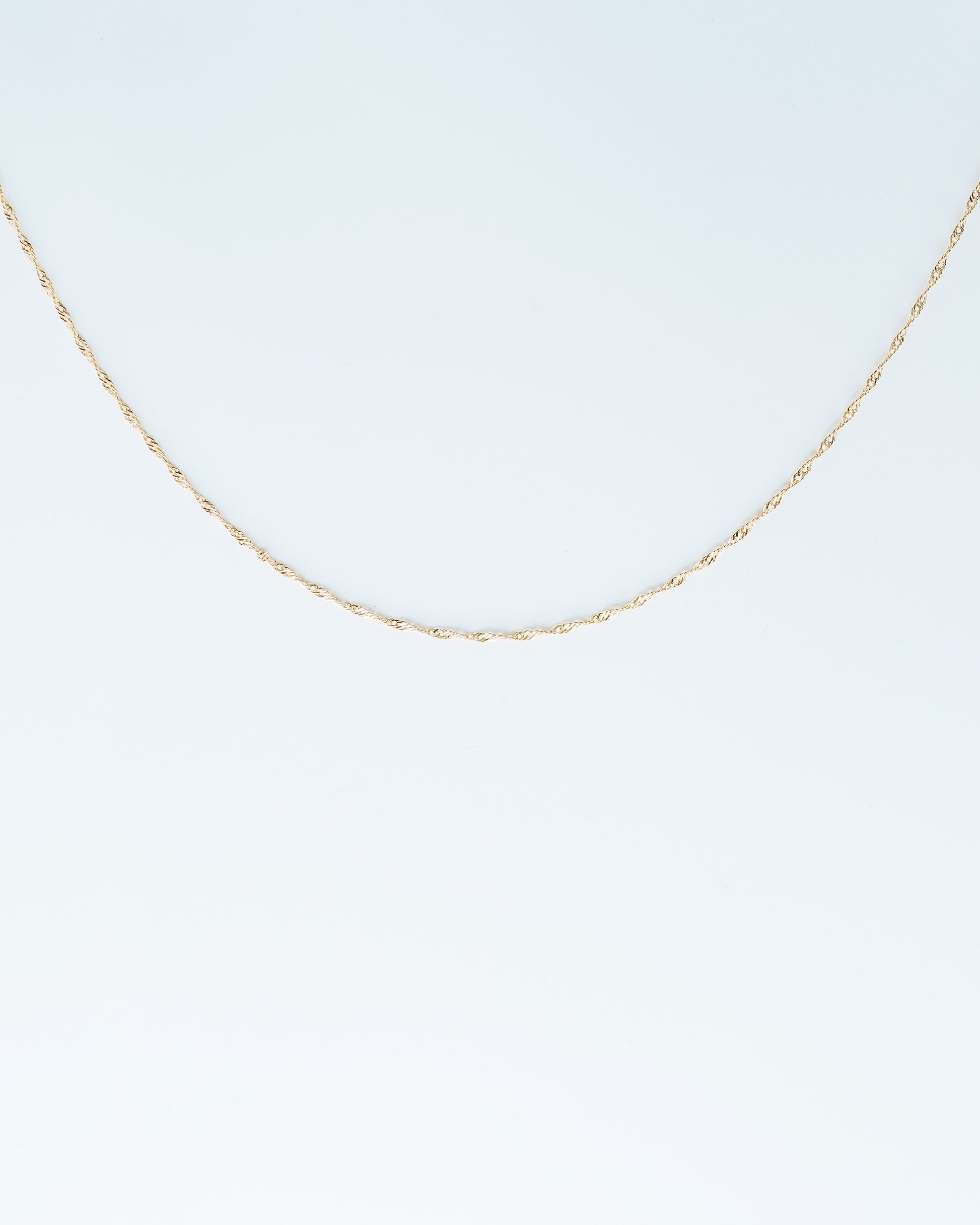 Lost Poem 18K goldplated wave chain