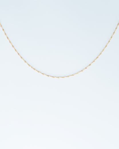 Lost Poem 18K goldplated wave chain
