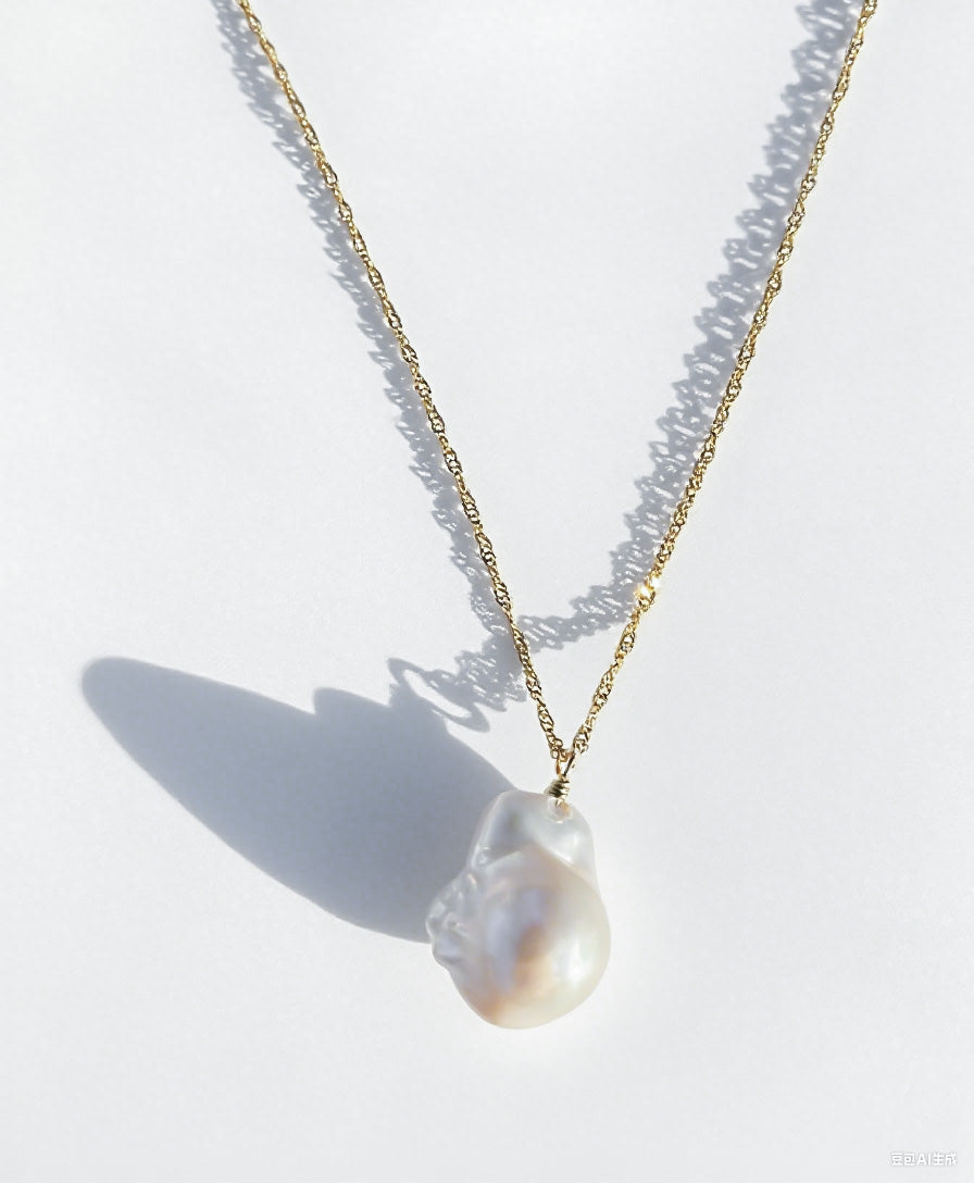 Manifest Barock 18K Guldpläterat Halsband