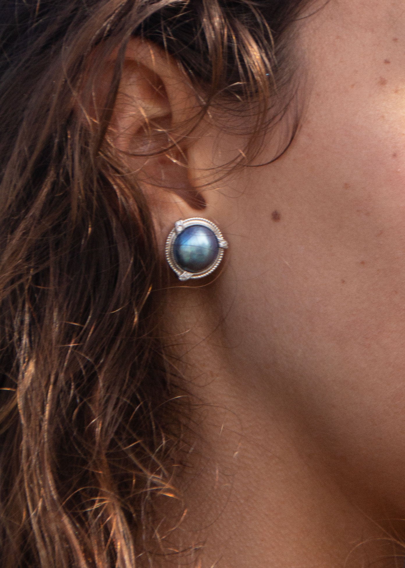 my star mabe sterling silver örhängen