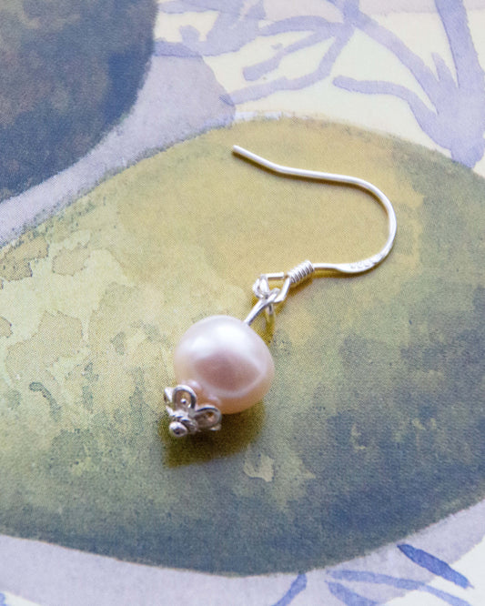 Röda Vinbär sterling silver  örhängen