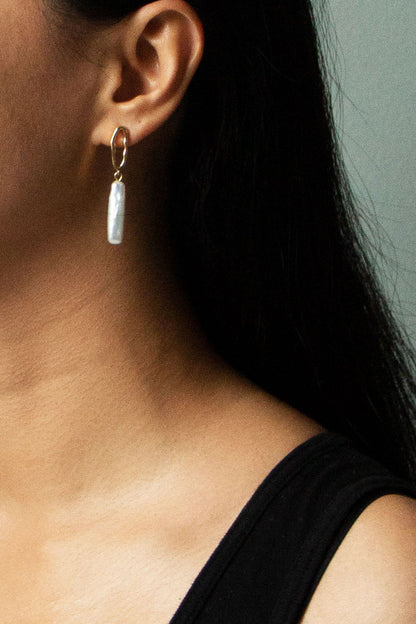 Simple joy 18K guldpläterad örhängen 
