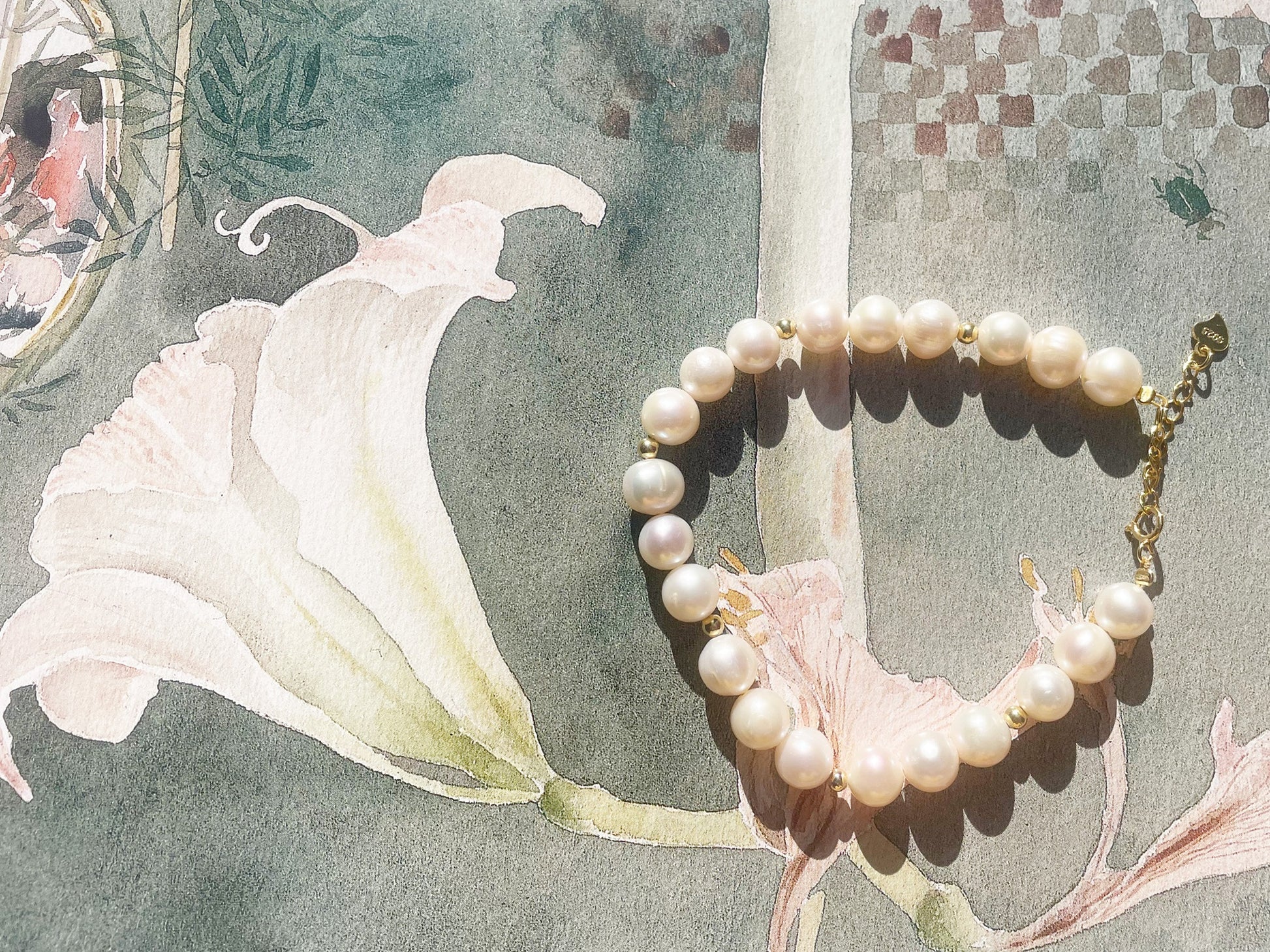 Smultronstalle_18K_Guldplaterad_Armband