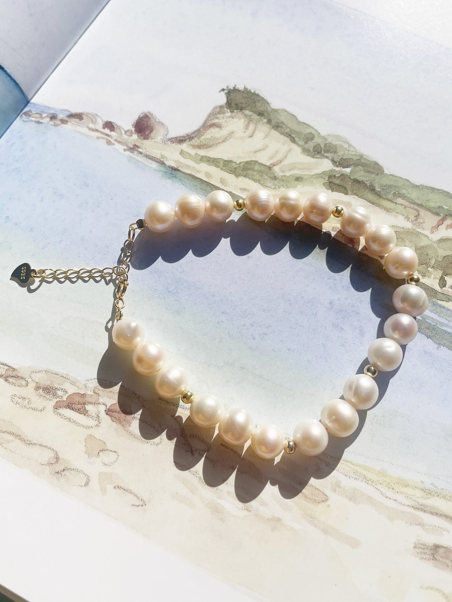 Smultronstalle_18K_Guldplaterad_Armband