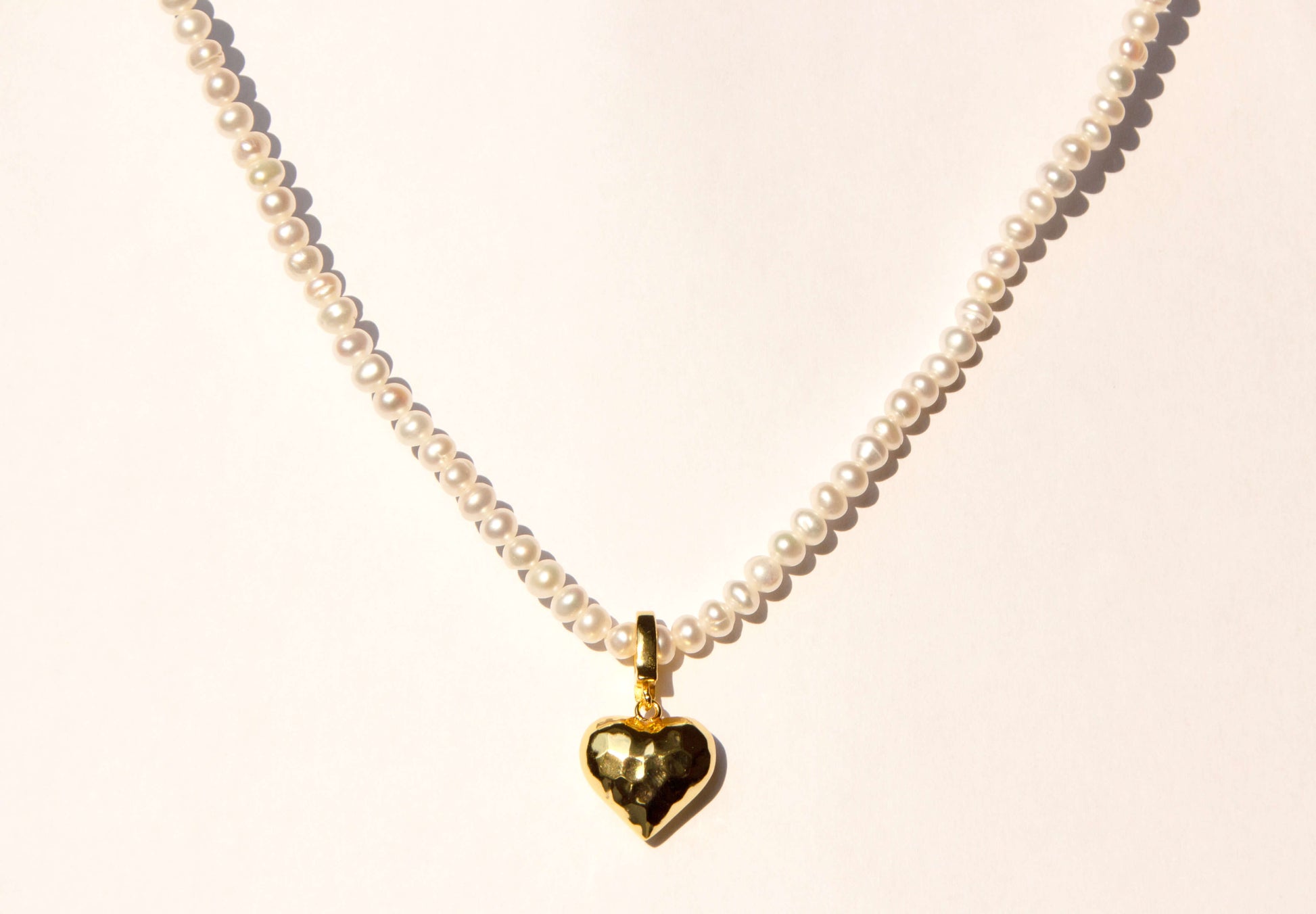 beating for you 18K guldpläterat halsband set