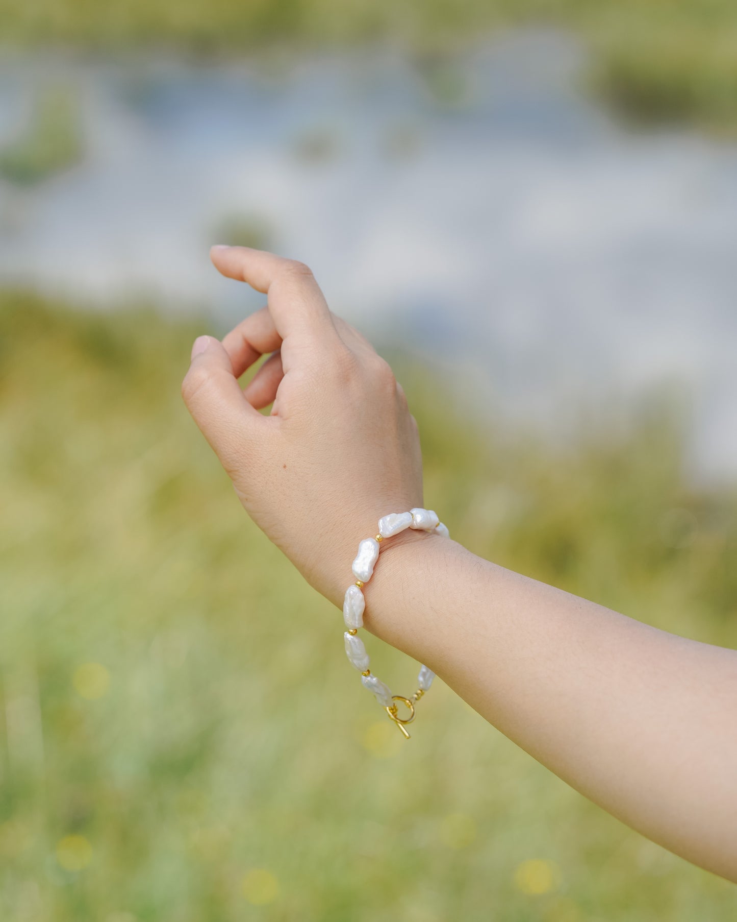 simple affection 18K guldpläterad armband