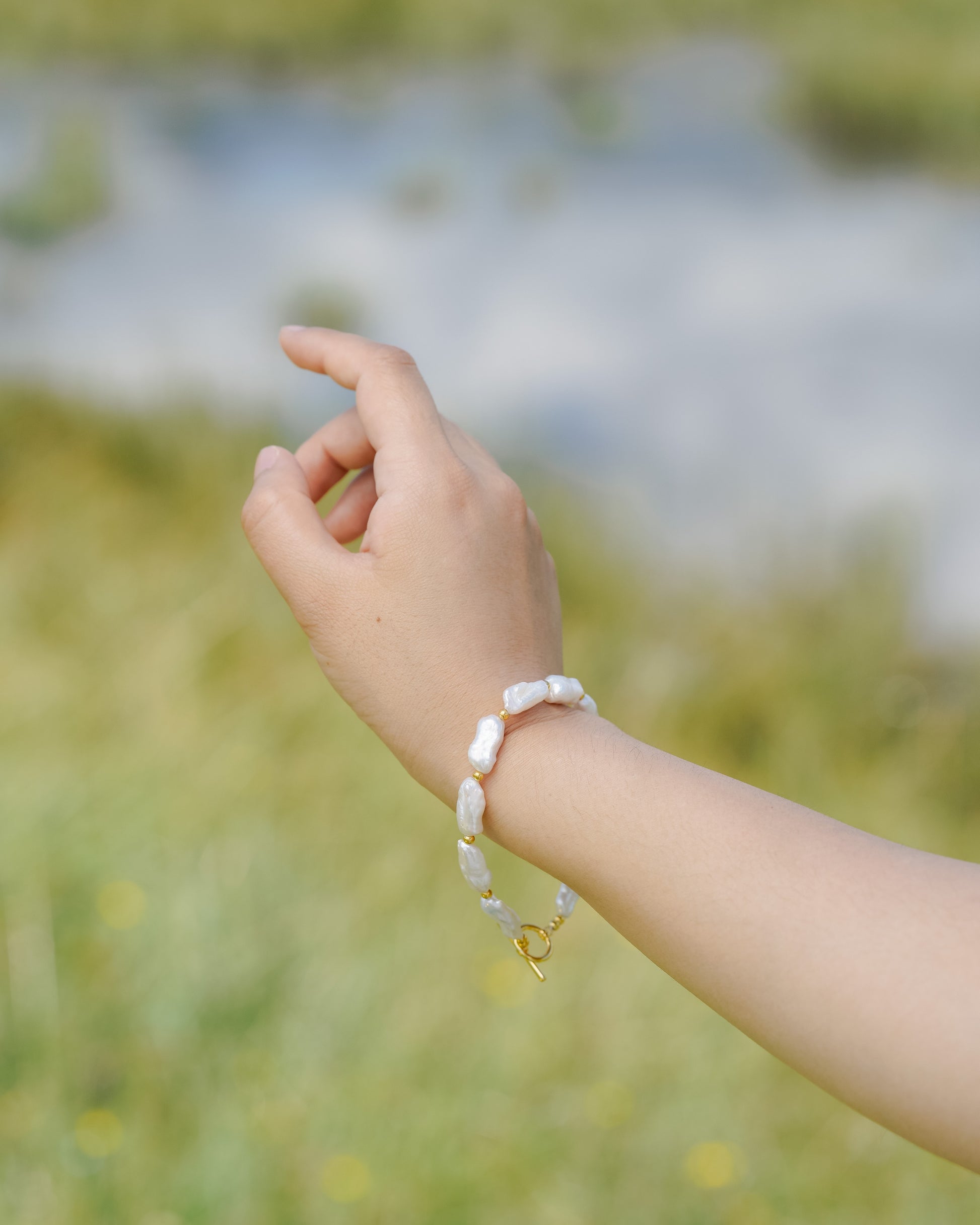 simple affection 18K guldpläterad armband
