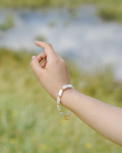 simple affection 18K guldpläterad armband