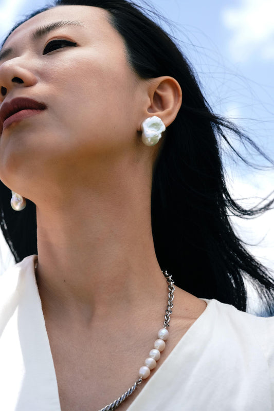 sjöjungfru sterling silver örhängen