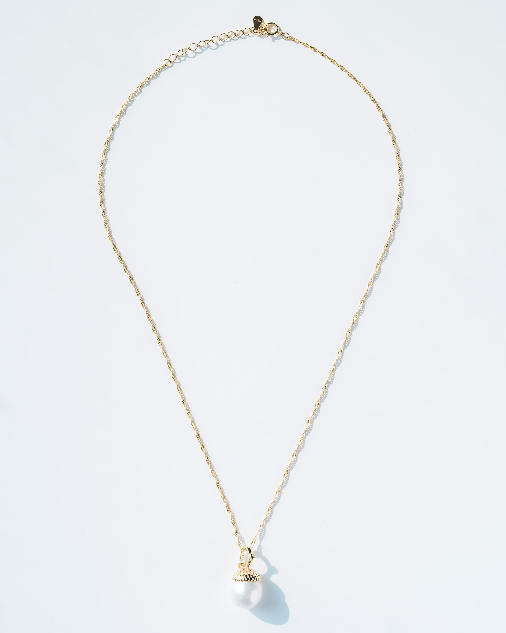 skogen 18K guldpläterat halsband